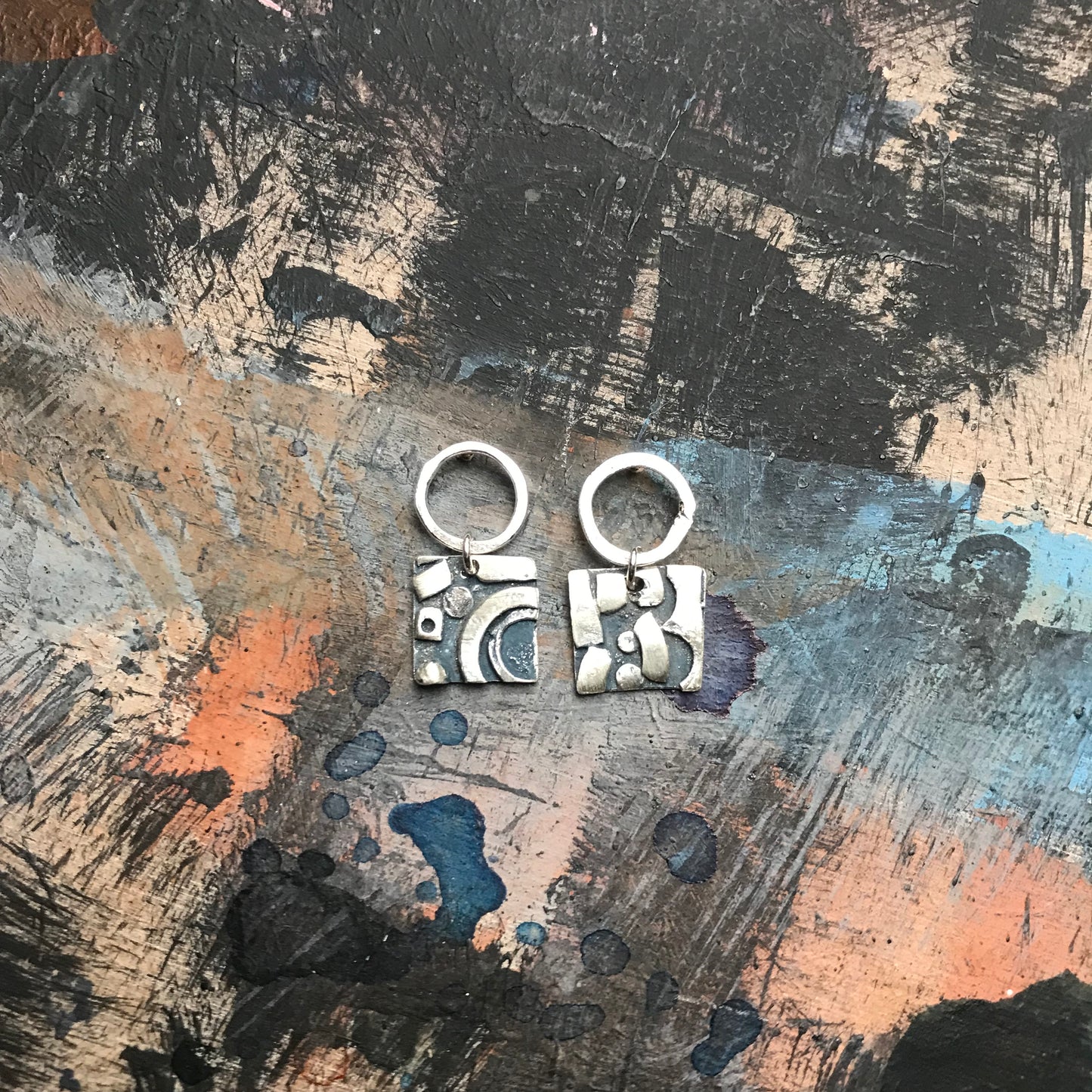The COLLAGE FUSION earrings no. 1
