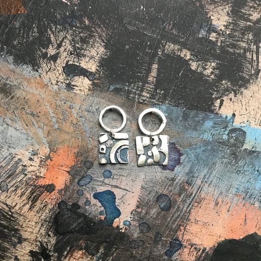 The COLLAGE FUSION earrings no. 1