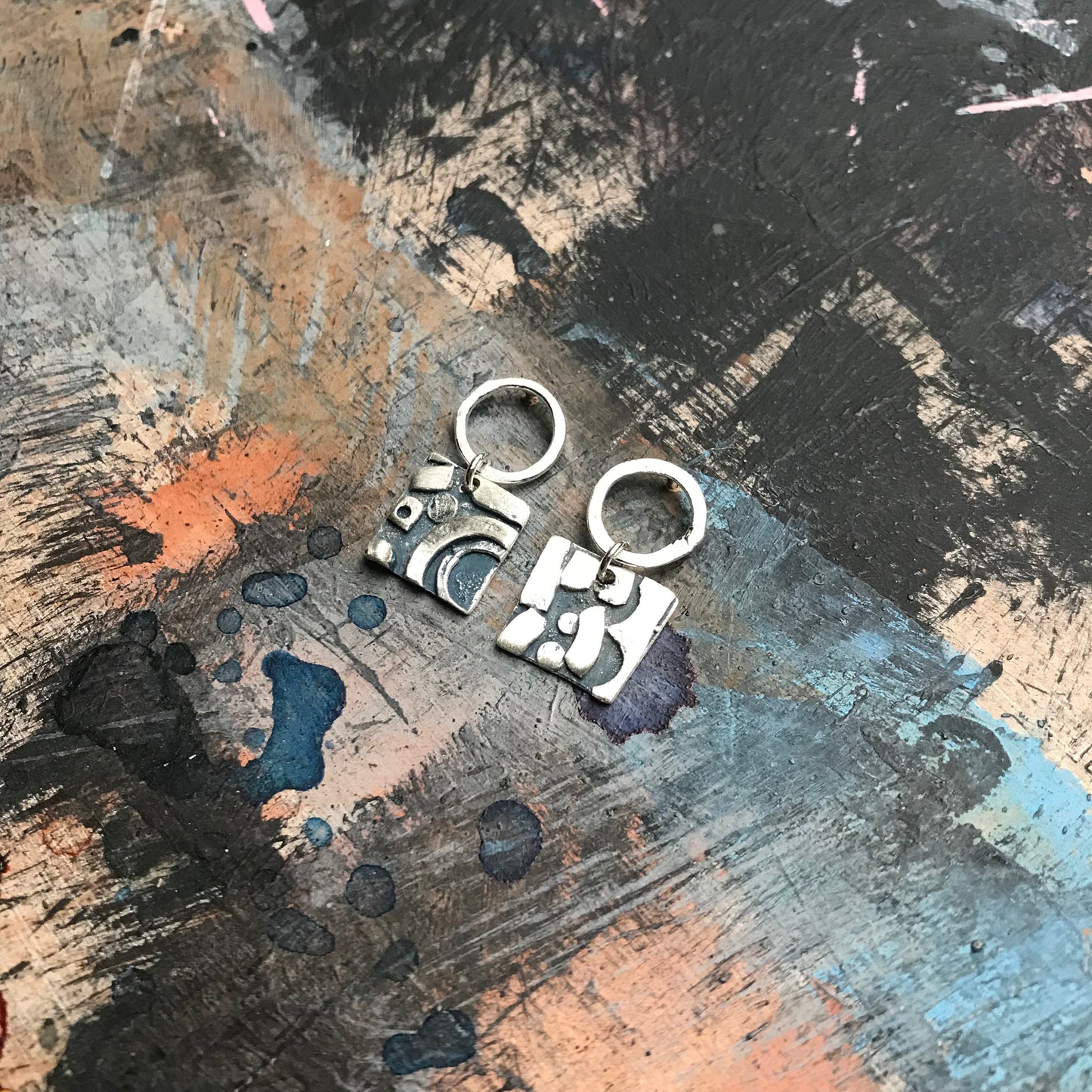 The COLLAGE FUSION earrings no. 1