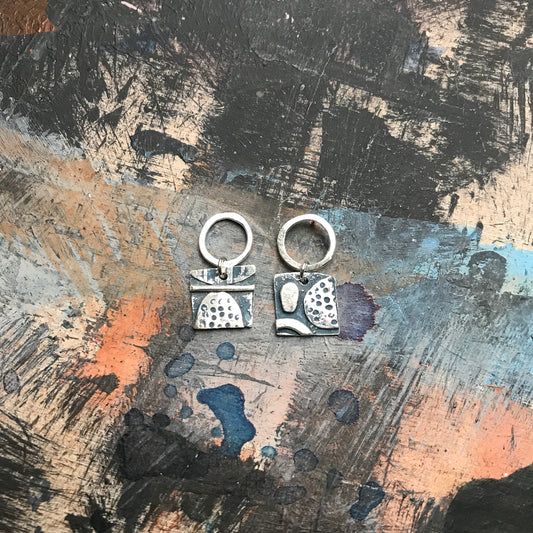 The COLLAGE FUSION earrings no. 2