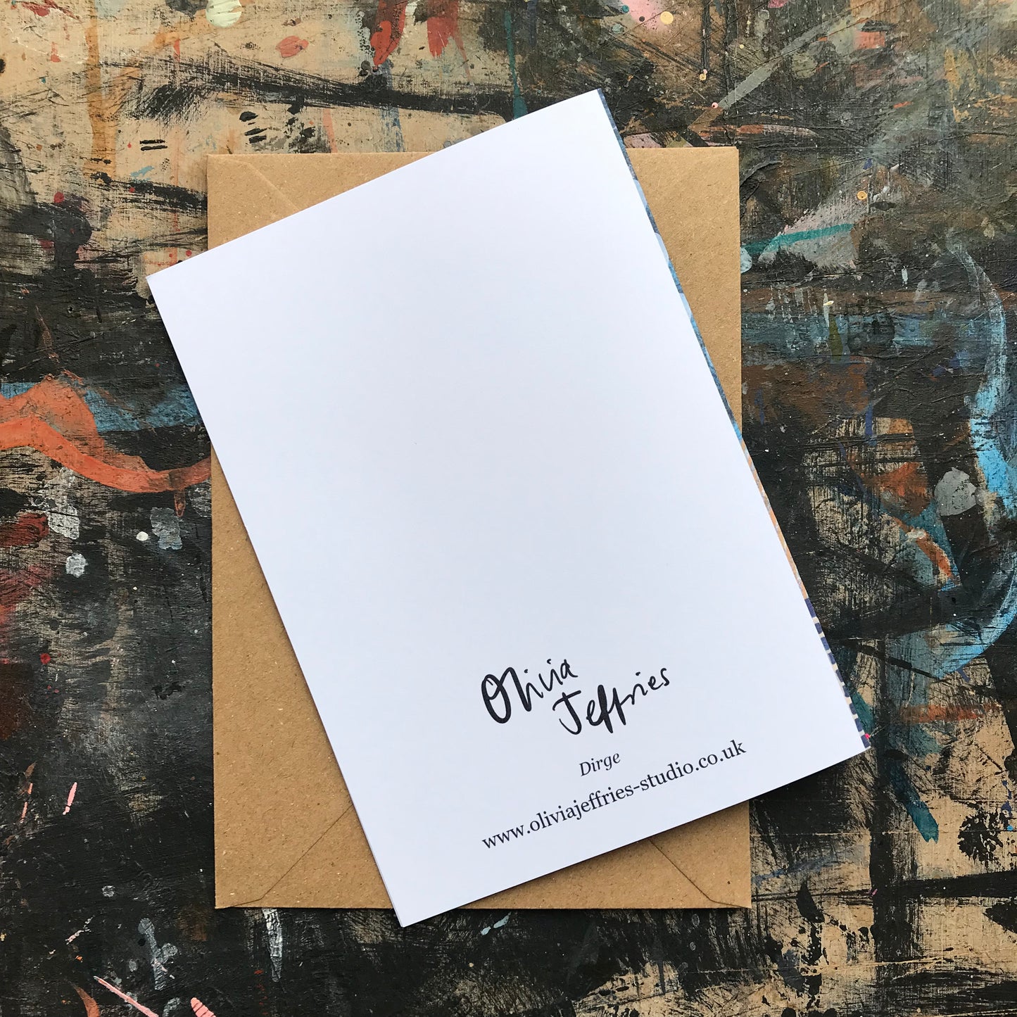 Dirge - A6 greetings card