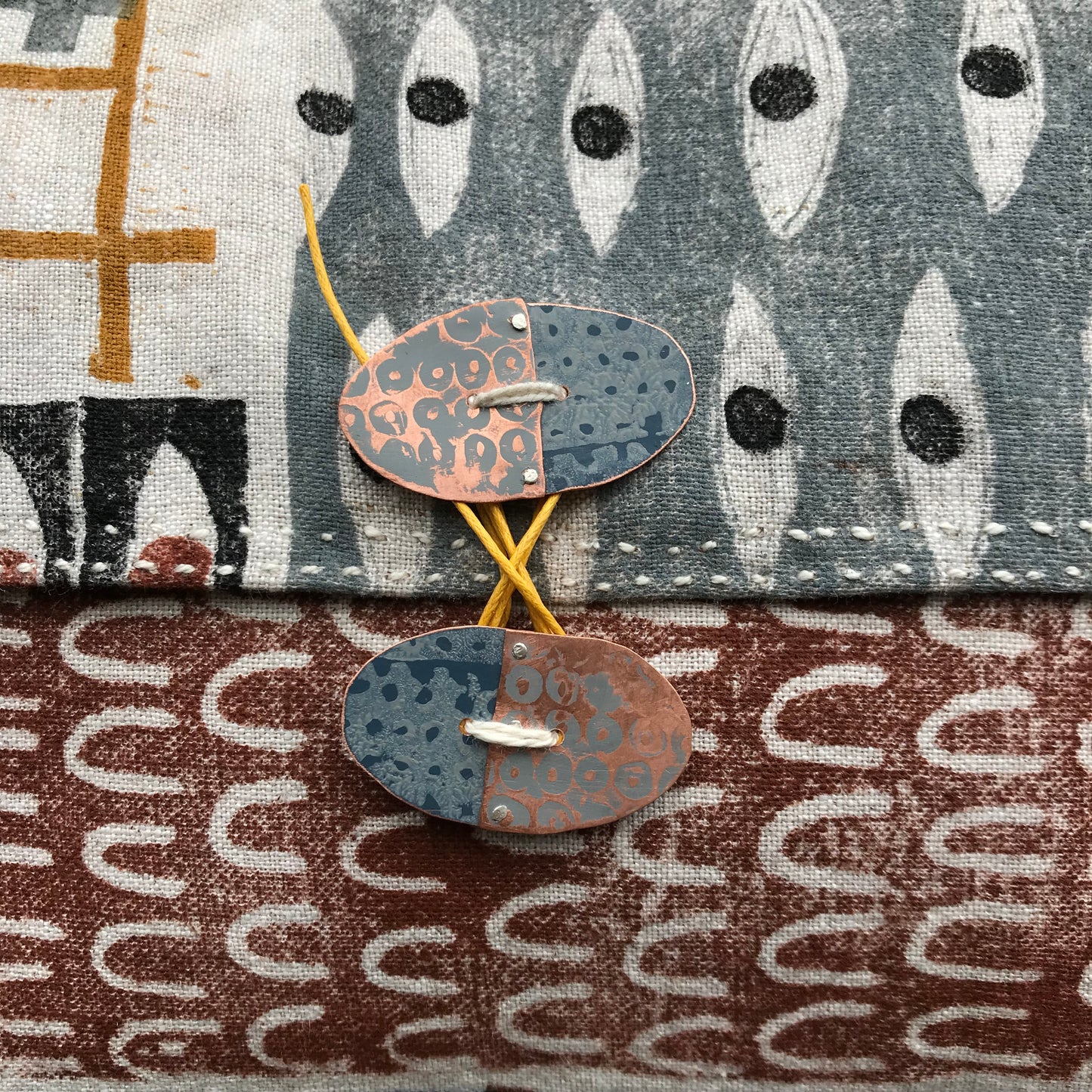 L A R G E handstitched keepsake pouch