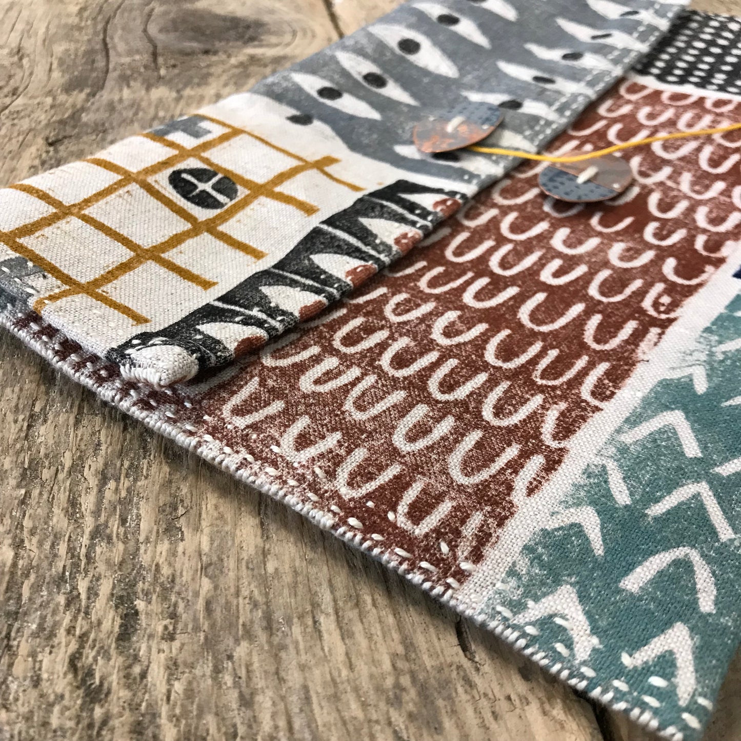 L A R G E handstitched keepsake pouch