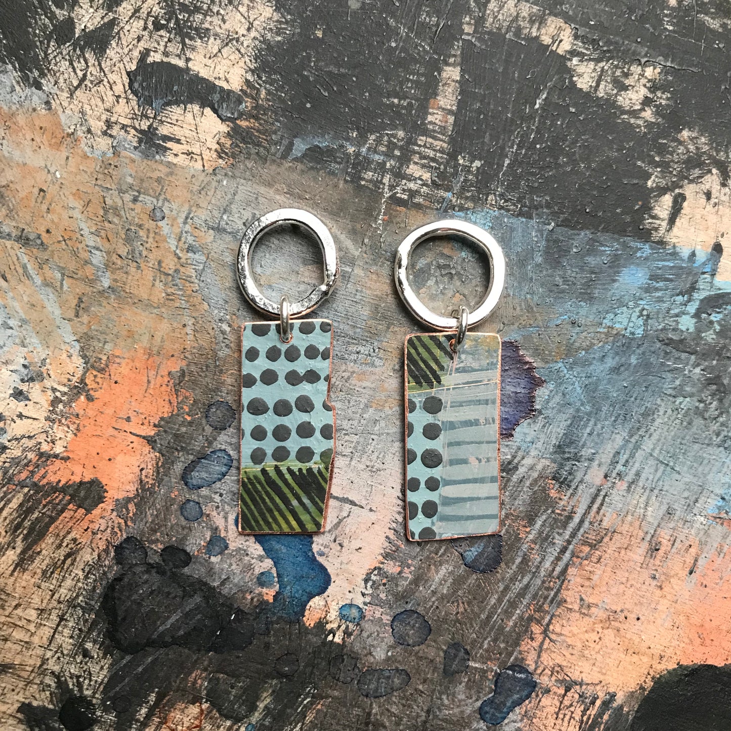 the UNHURRIED & INDEPENDENT earrings