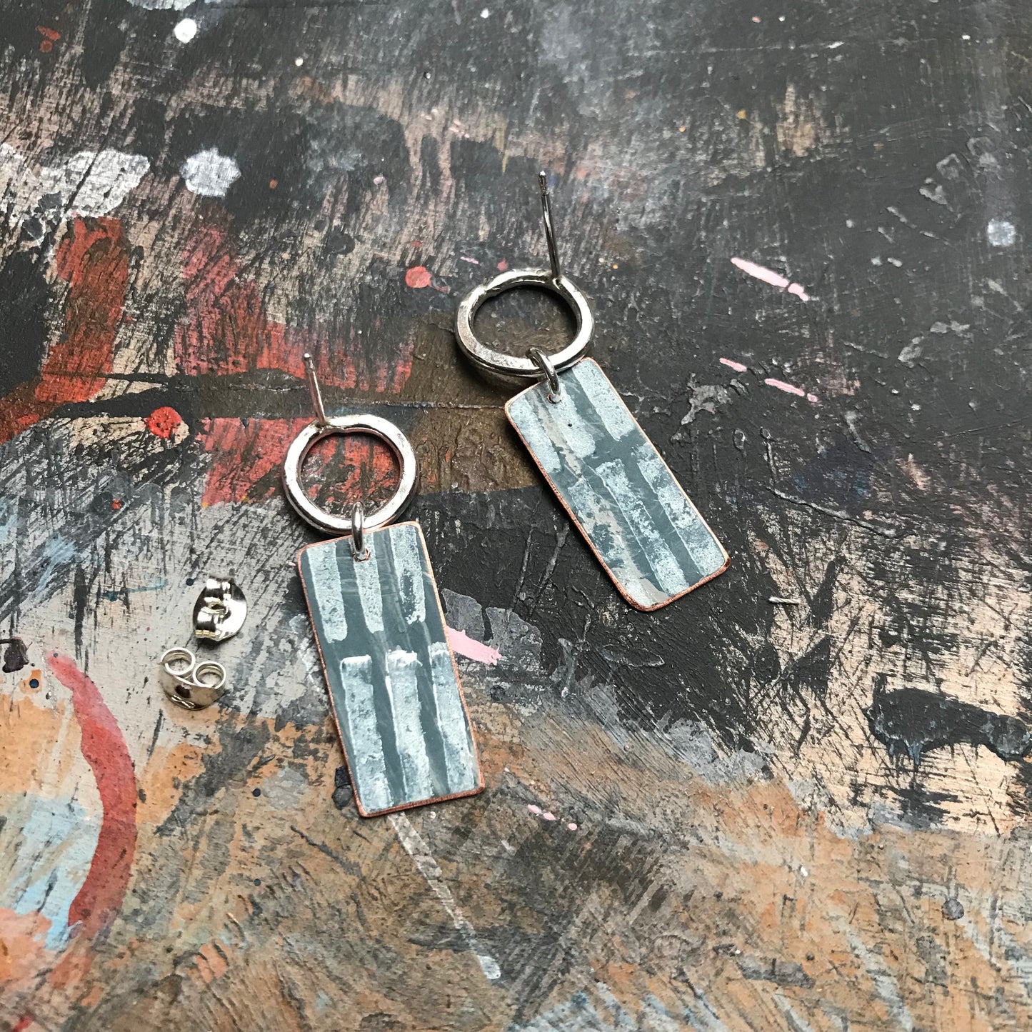 the ON PURPOSE earrings