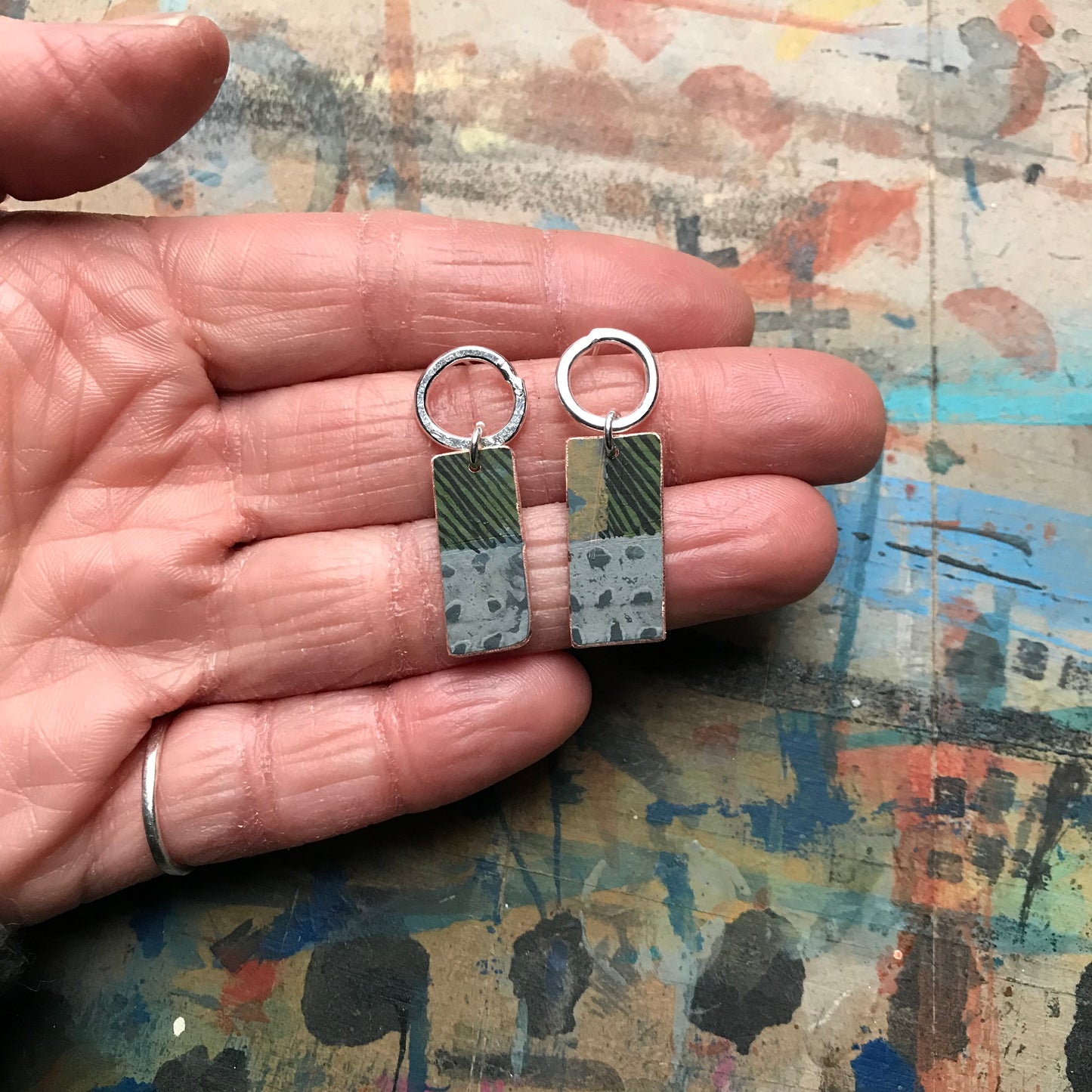 the ON PURPOSE earrings