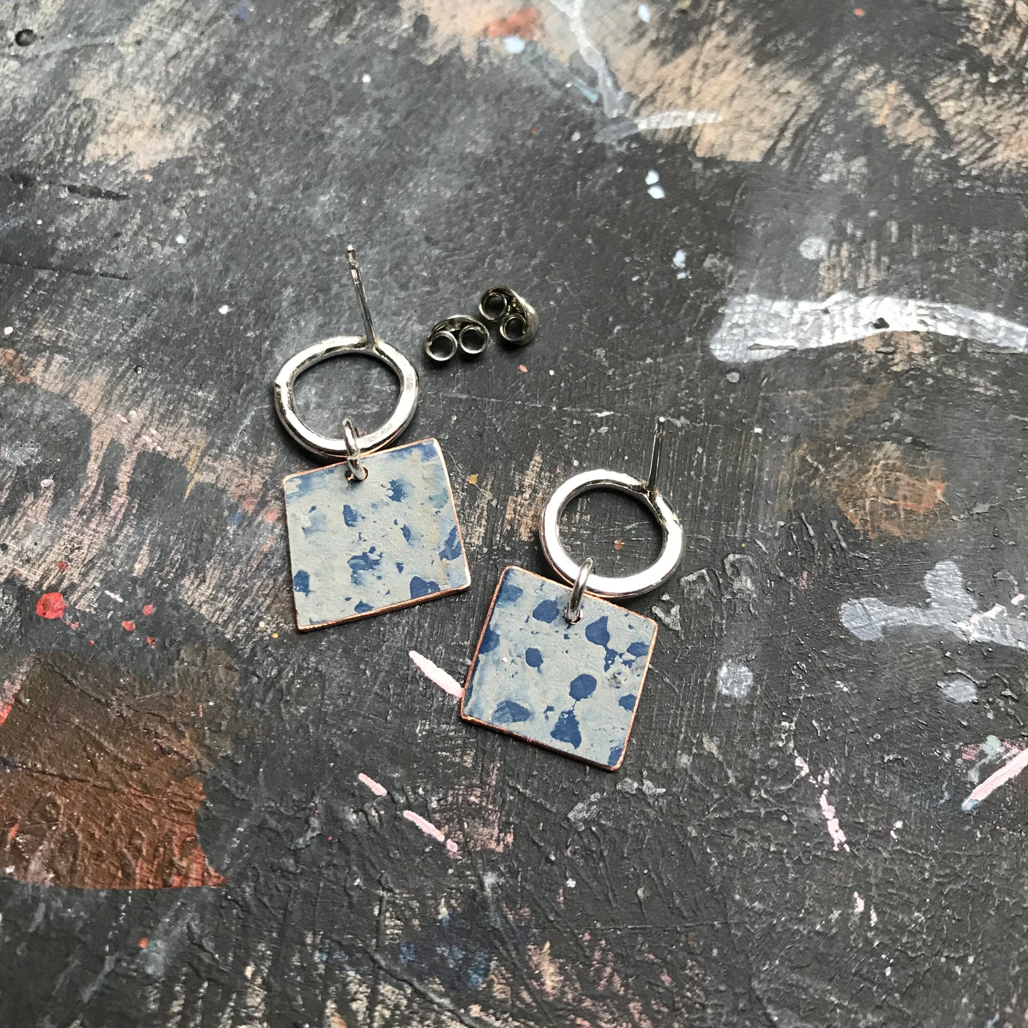the HURTLING & EMERGENT earrings