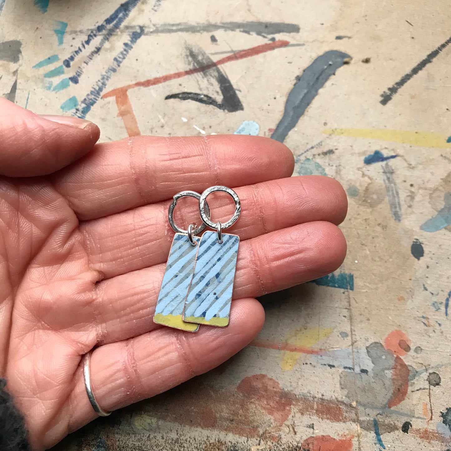 the VERNAL DISSOLVING earrings
