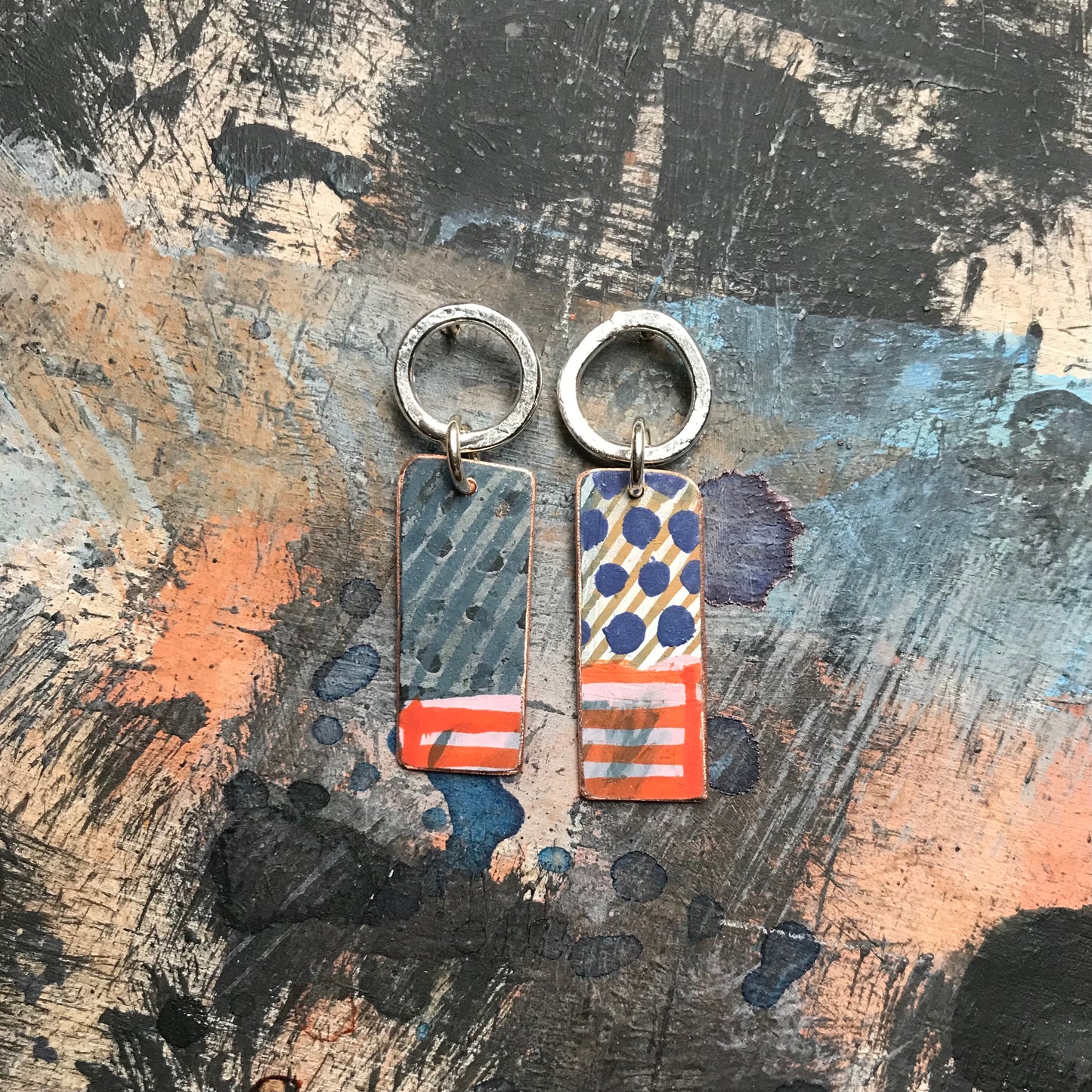 the JUST BECAUSE earrings
