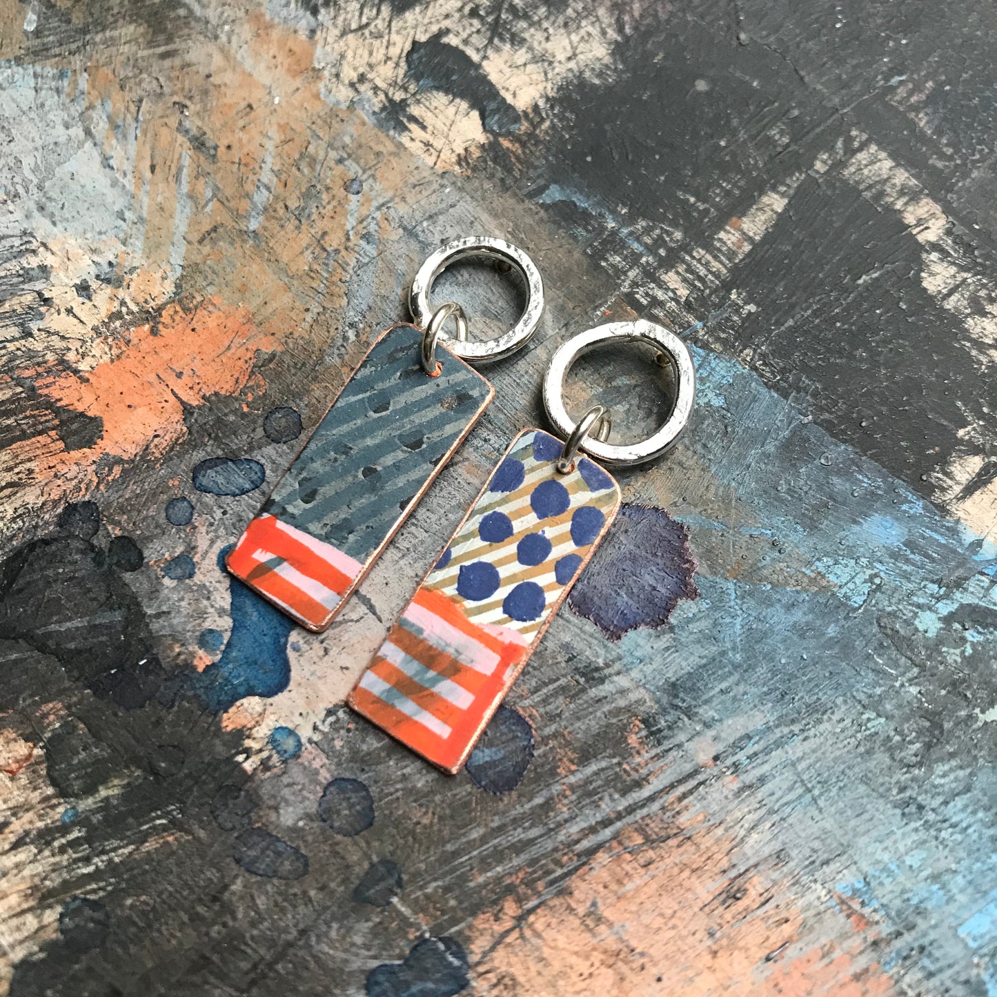 the JUST BECAUSE earrings