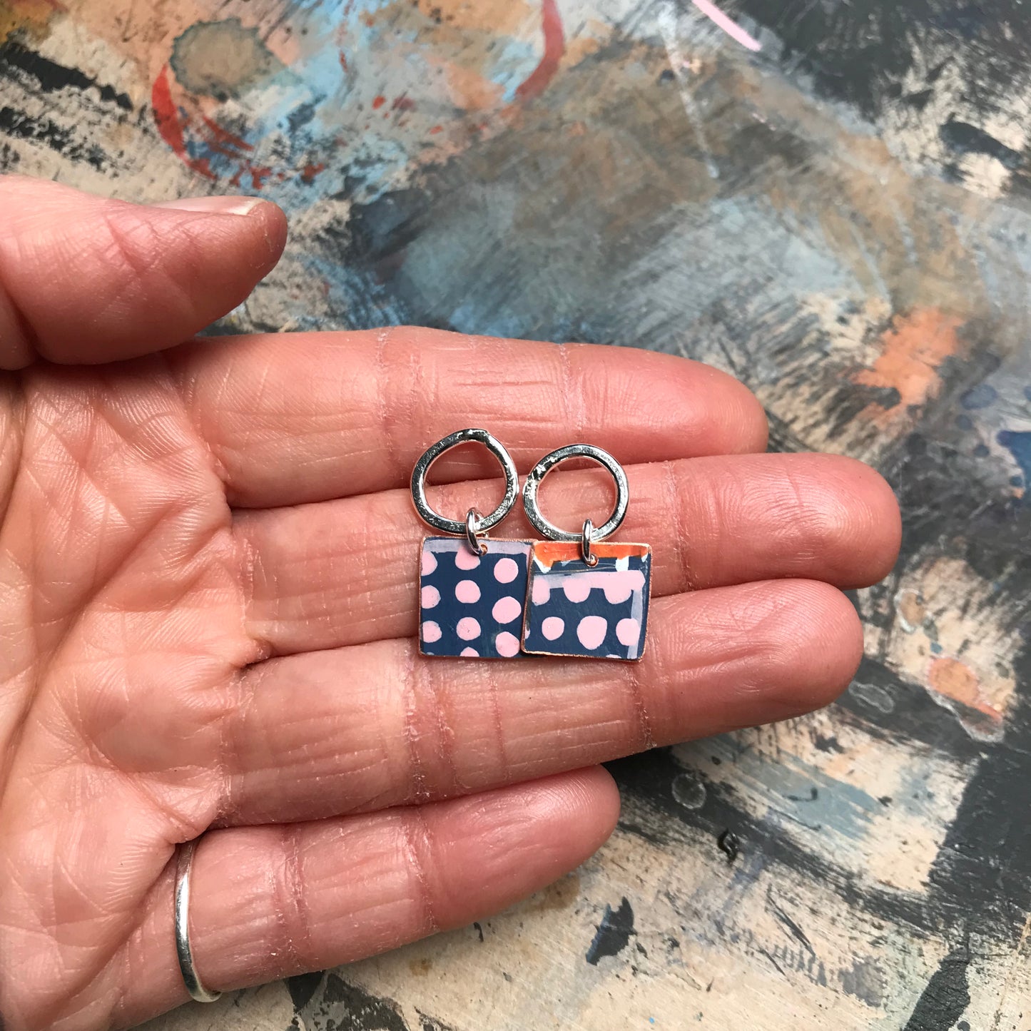 the HURTLING & EMERGENT earrings