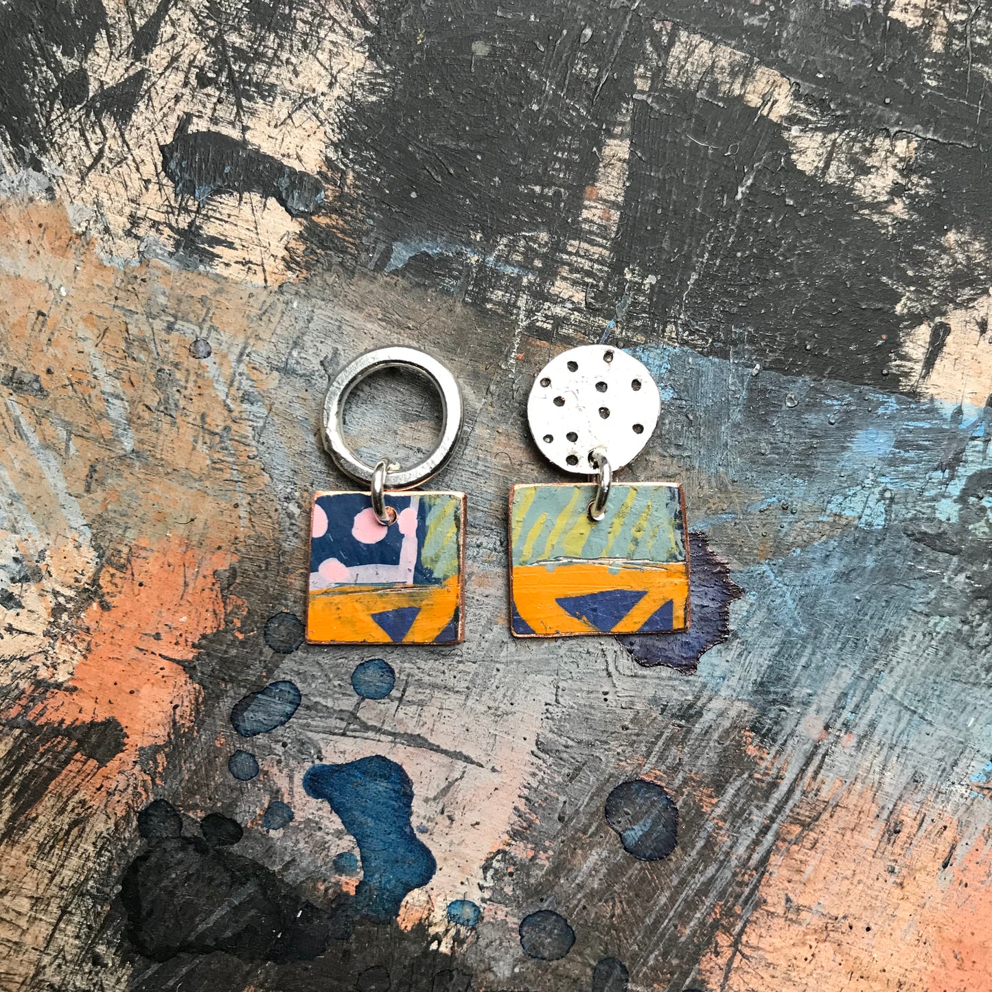 the SEAMLESSLY BEGINNING & ENDING earrings