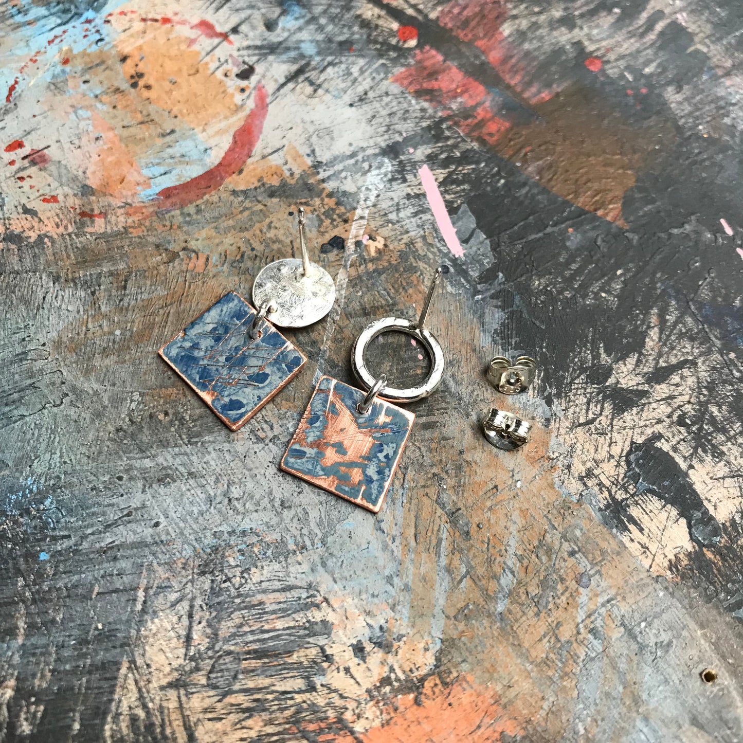 the SEAMLESSLY BEGINNING & ENDING earrings