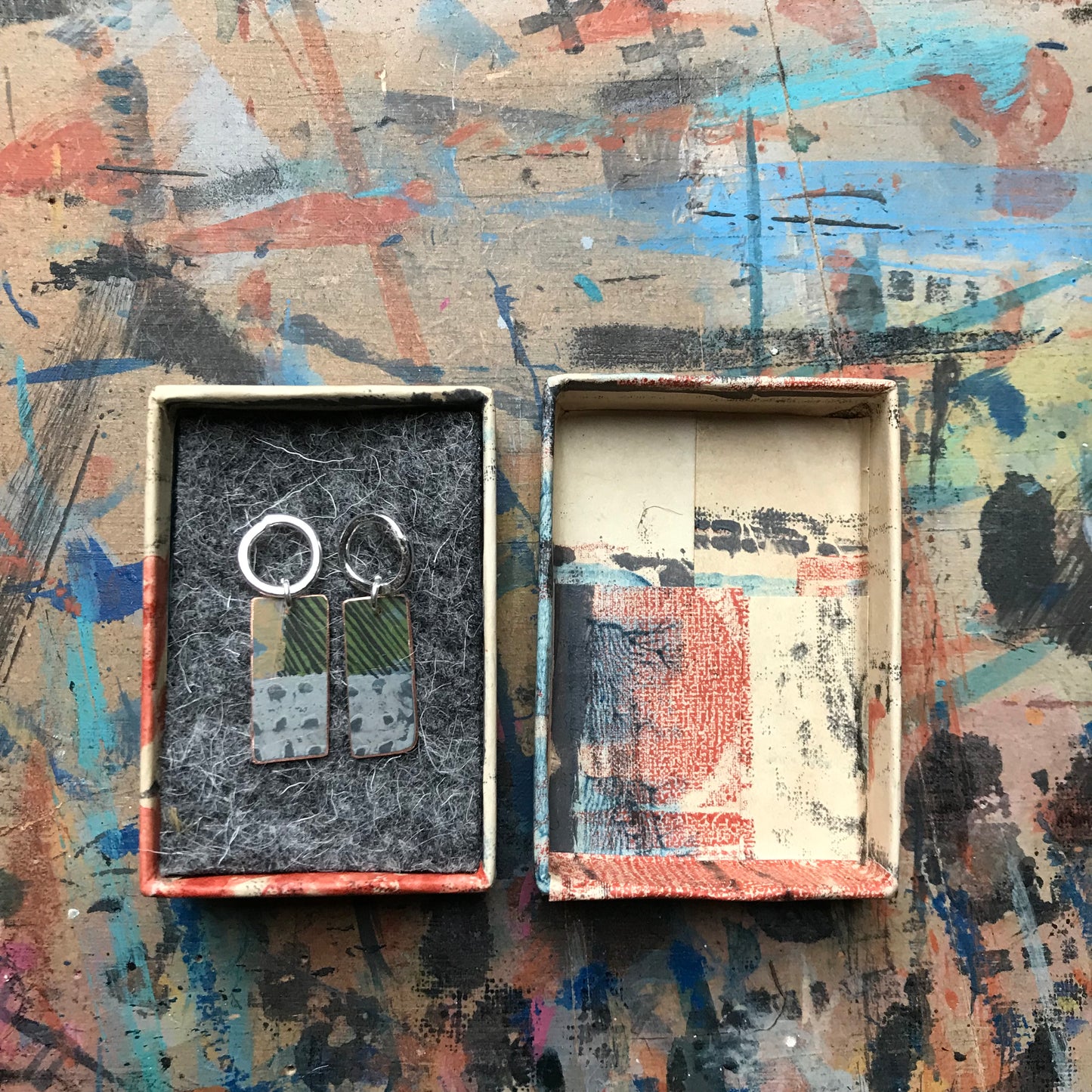 the ON PURPOSE earrings