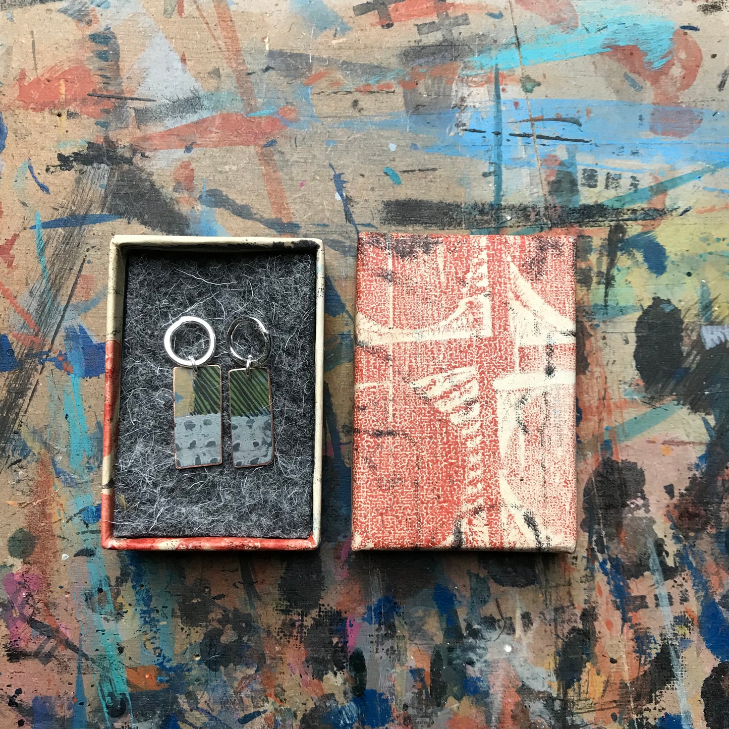 the ON PURPOSE earrings