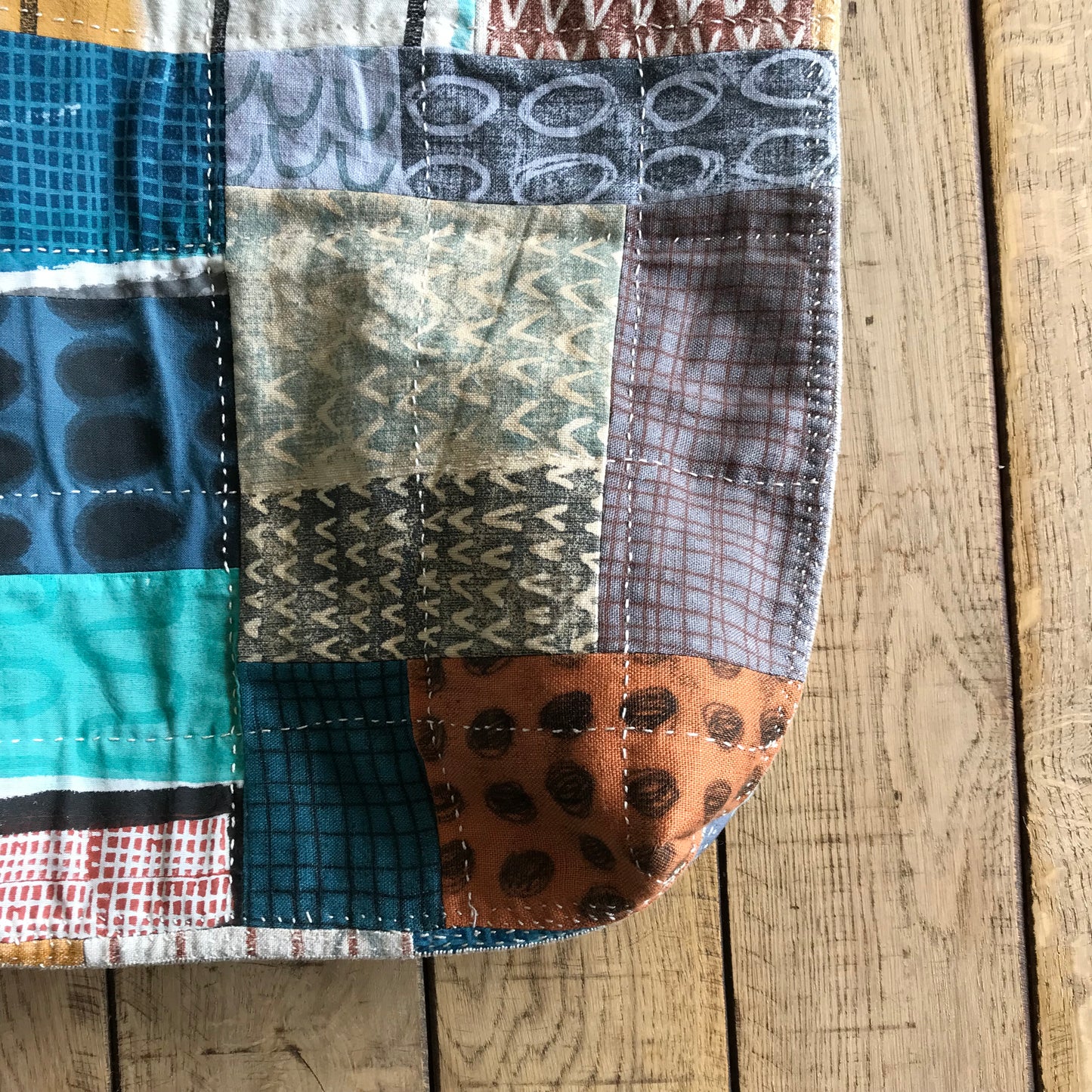 the PATCH WORK GRID WORK bag