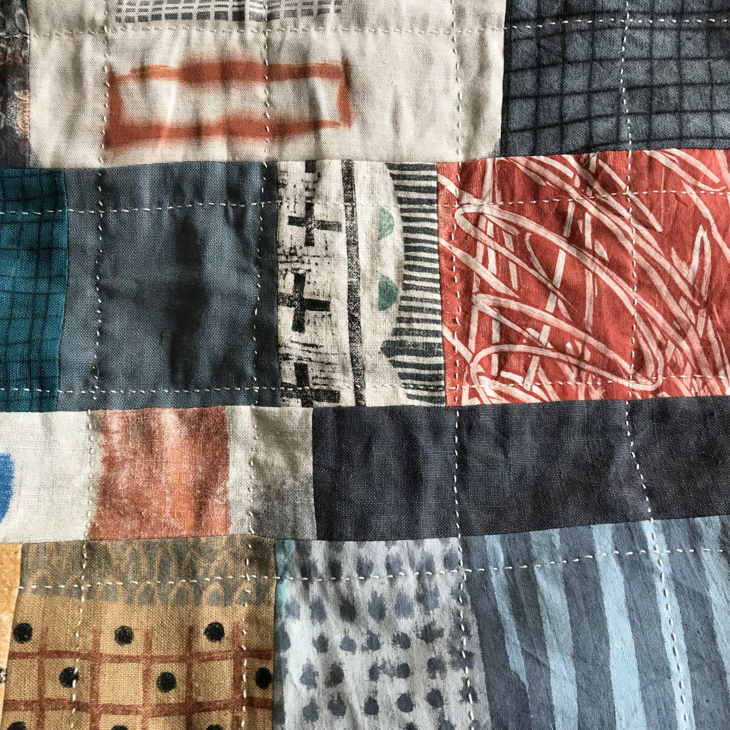 the PATCH WORK GRID WORK bag