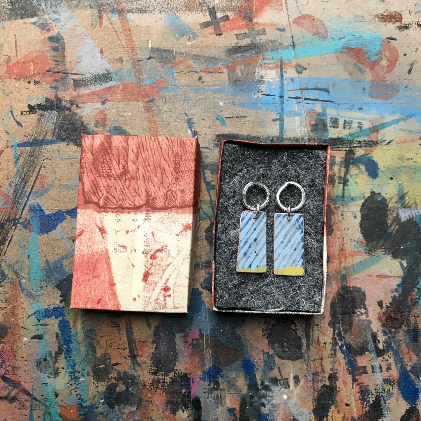 the VERNAL DISSOLVING earrings